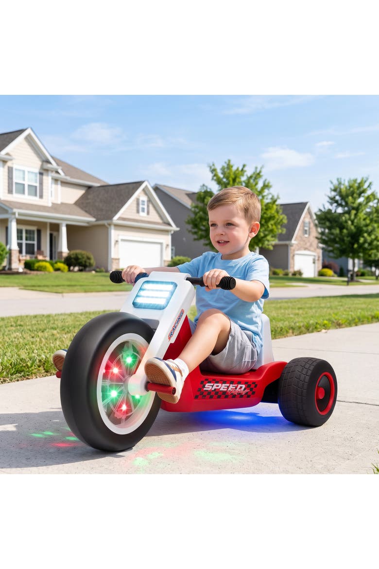 Electric Tricycle Ride On, Alternate, color, Red
