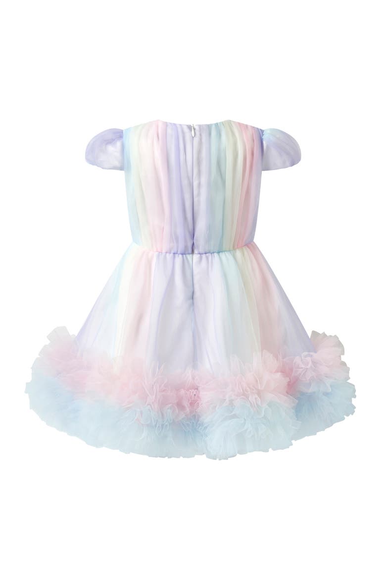 Rainbow Tulle Party Dress, Alternate, color, Rainbow