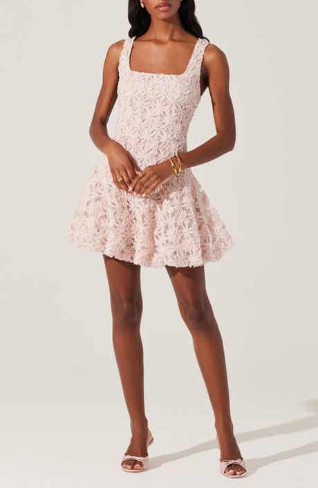ASTR the Label Fable Floral Soutache Minidress