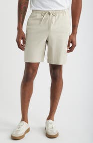 Open Edit Linen Blend Shorts