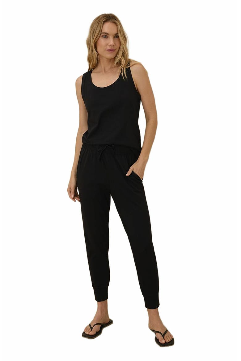 Organic Cotton Luxe Essential Jogger, Main, color, Black