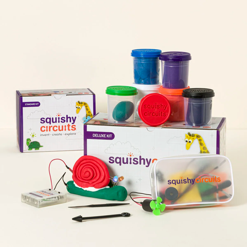 Electric Light & Sound Dough Kits Deluxe Kit by Squishy Circuits