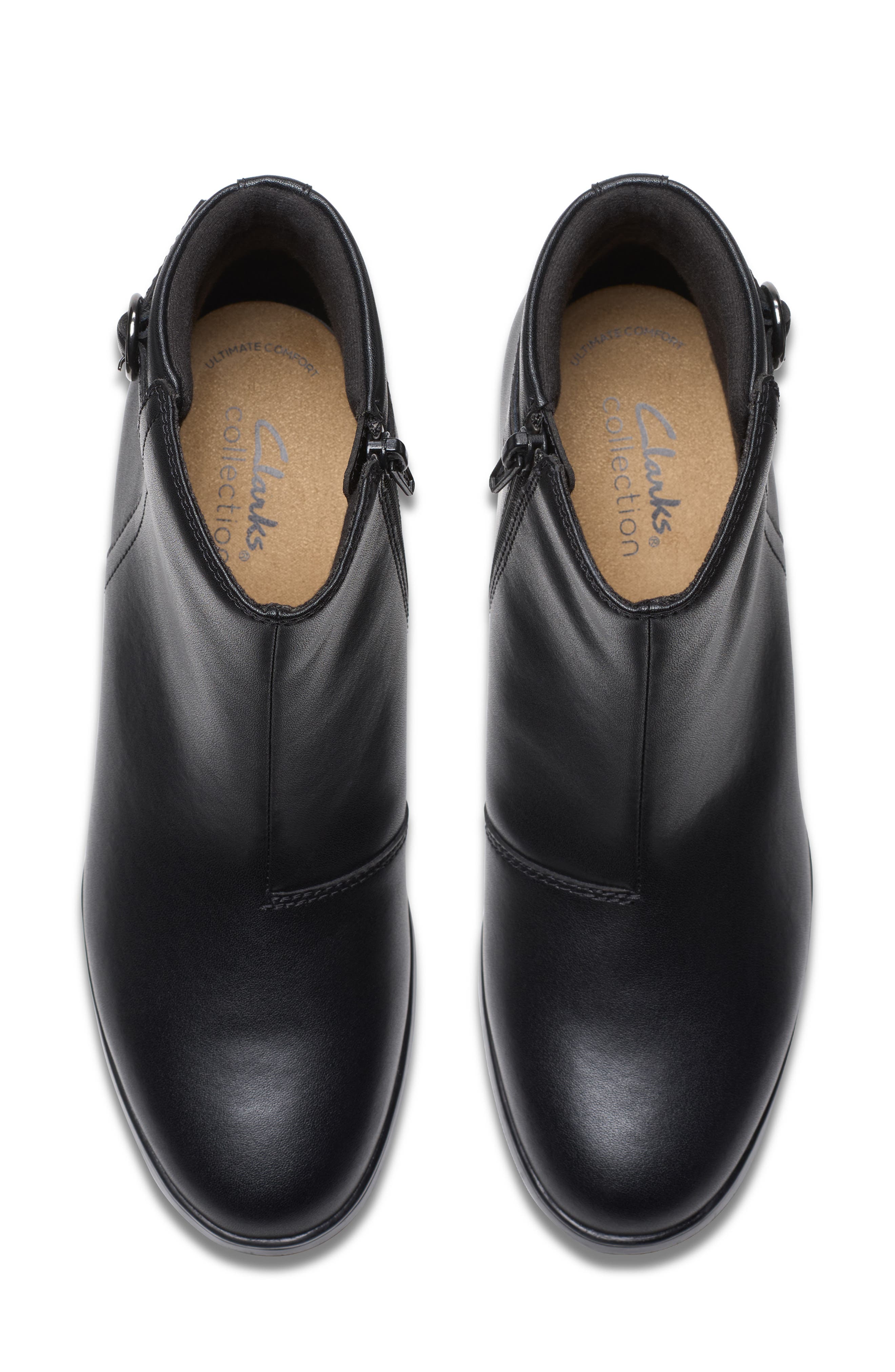 Clarks<sup>®</sup> Emily Belle Boot, Alternate, color, Black Leather