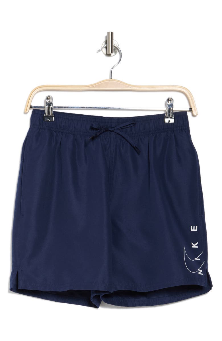 Nike 5-Inch Volley Swim Shorts, Alternate, color, Midnight Navy
