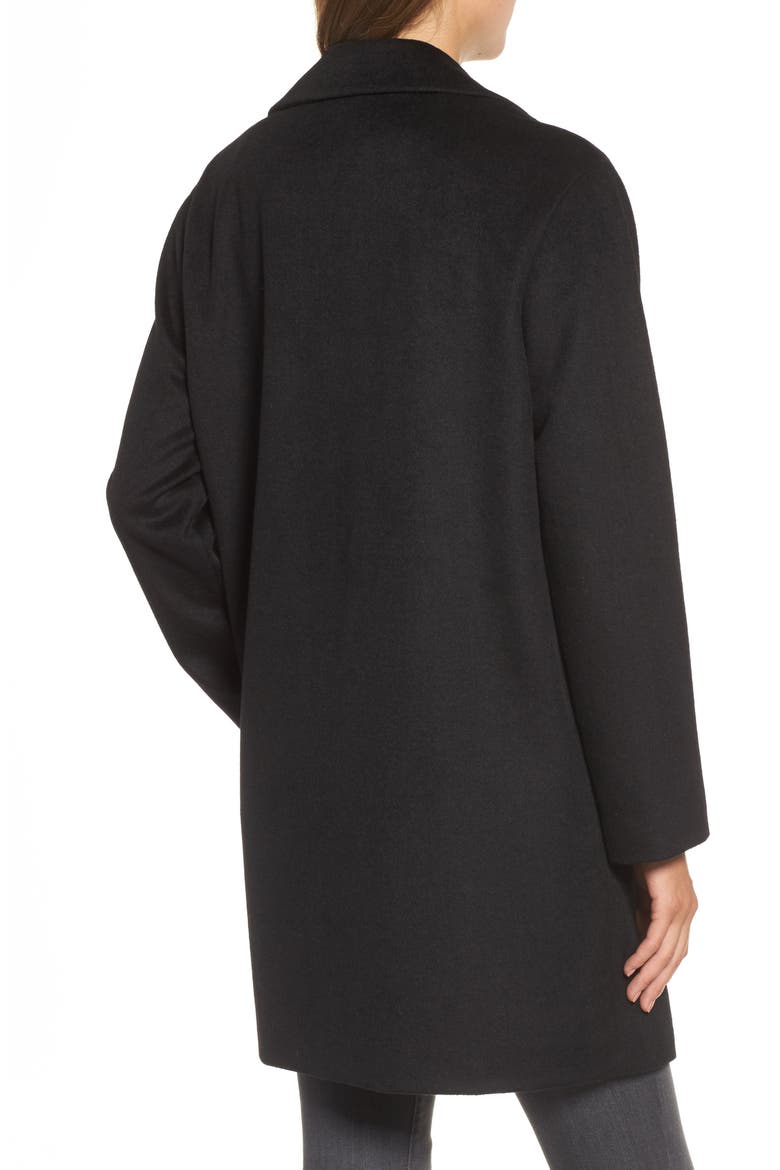 Wool Blend Coat, Alternate, color, BLACK