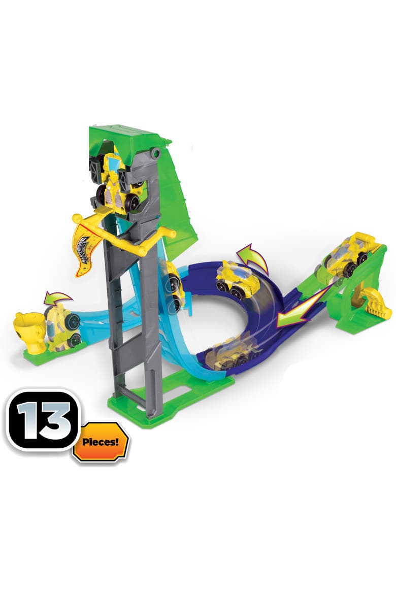 High Speed Racerbot Vertical Launcher Track, Alternate, color, Green