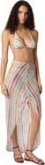 Missoni Ruched Long Skirt In Lamé Viscose With Micro Zigzag Pattern