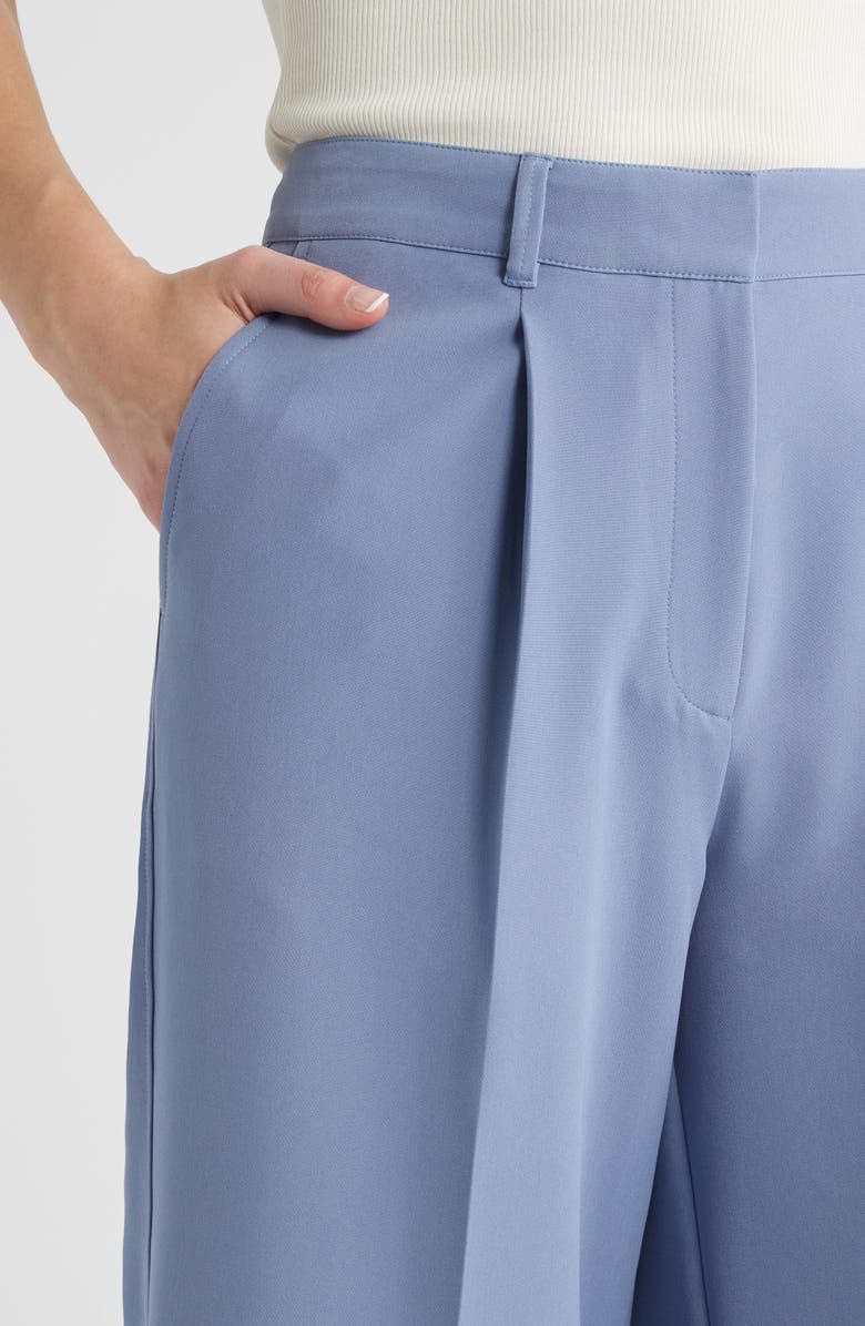 BOSS Orange Tiwi High Waist Straight Leg Pants, Alternate, color, Bright Blue