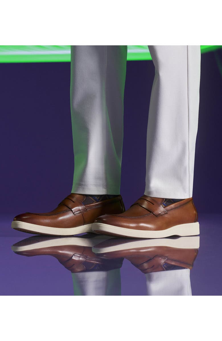 Stacy Adams Spencer Penny Loafer, Alternate, color, Tan