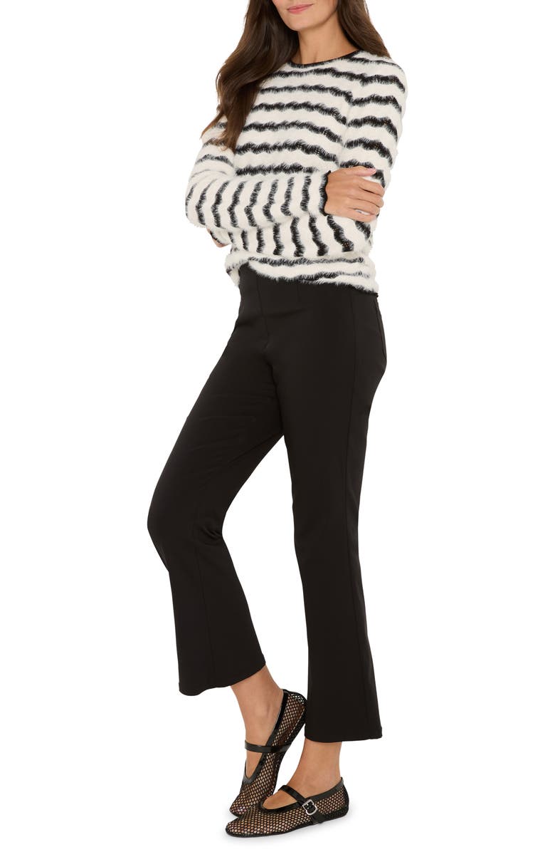 NIC+ZOE Cozy Waves Stripe Sweater, Alternate, color, Cream Multi