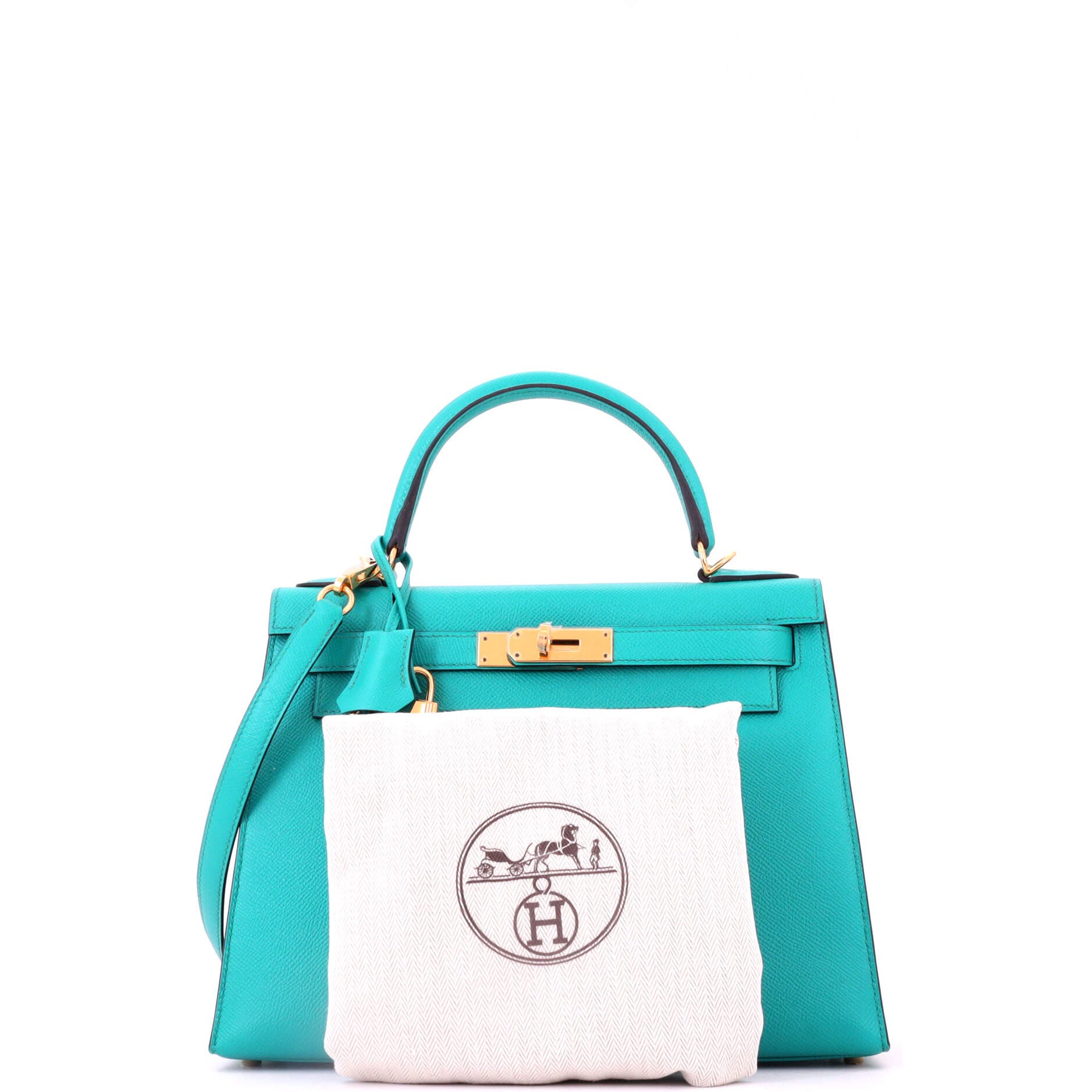 Kelly Handbag Blue Epsom with Gold Hardware 28, Alternate, color, Blue