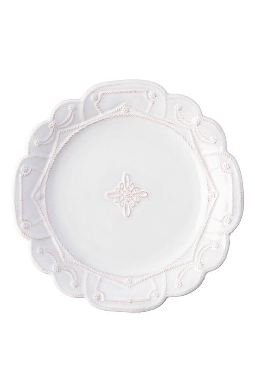 Juliska Jardins Du Monde Whitewash Dinner Plate In White