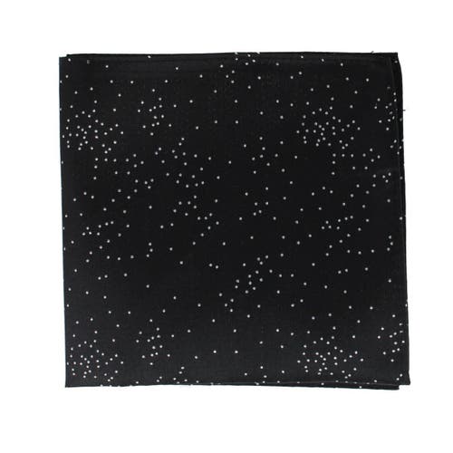 Trafalgar Mystere Metallic Star Light 12 X 12 Silk Pocket Square