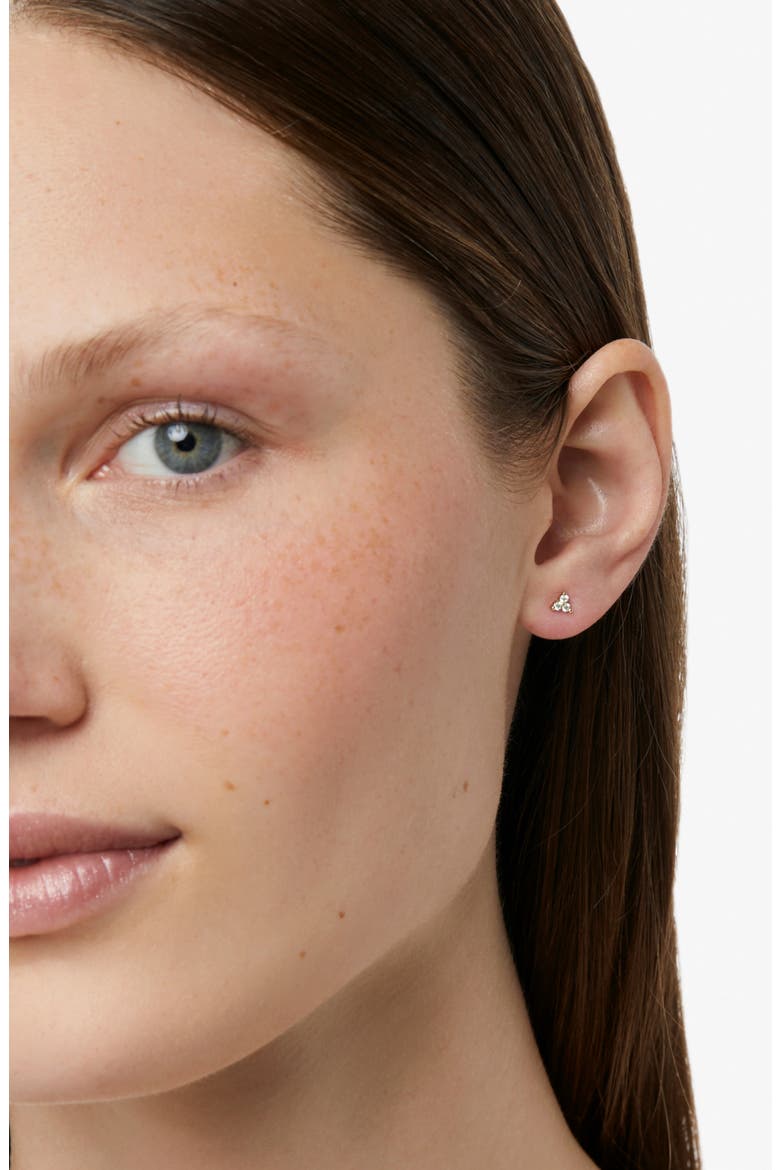 Small Stud Earring - Zara, Alternate, color, Gold