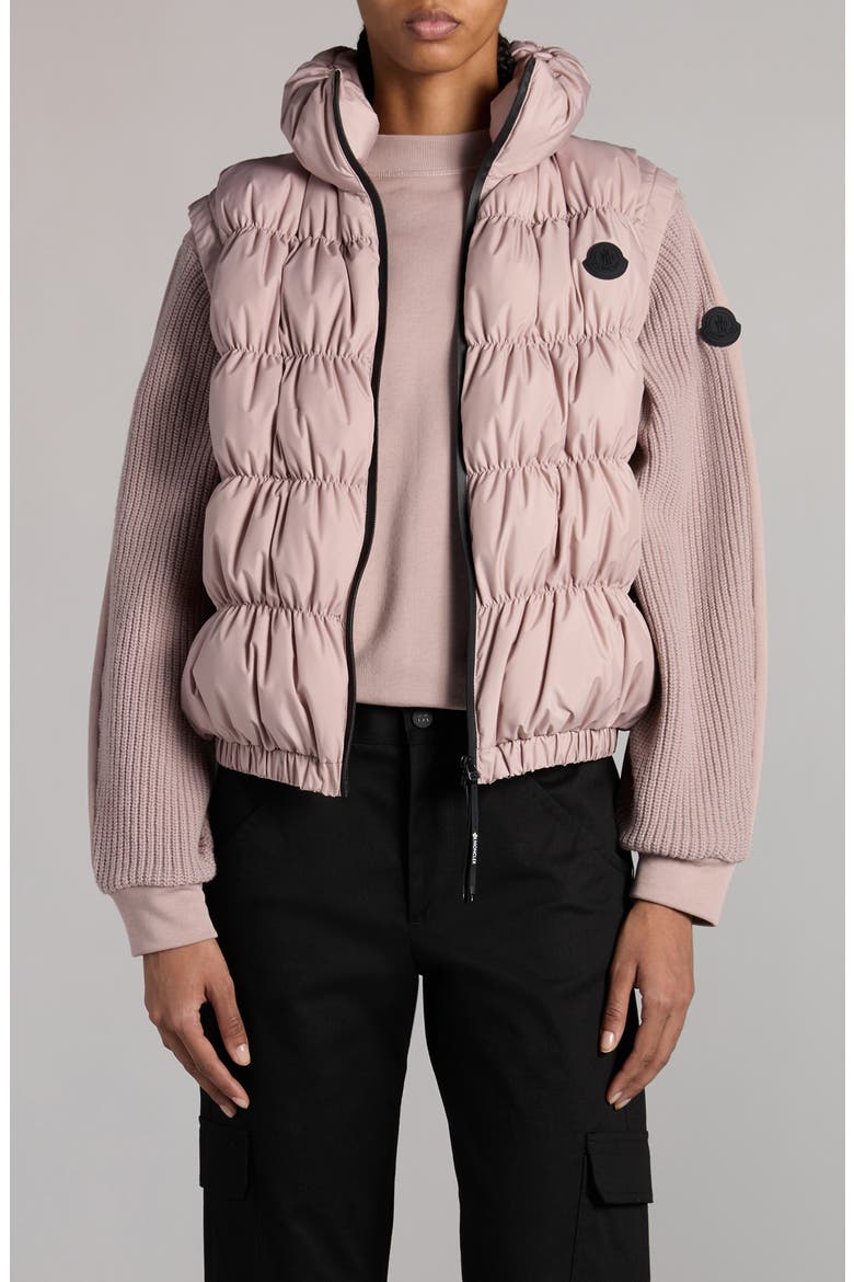 Apriate Down Puffer Vest, Main, color, MAUVE FANEE
