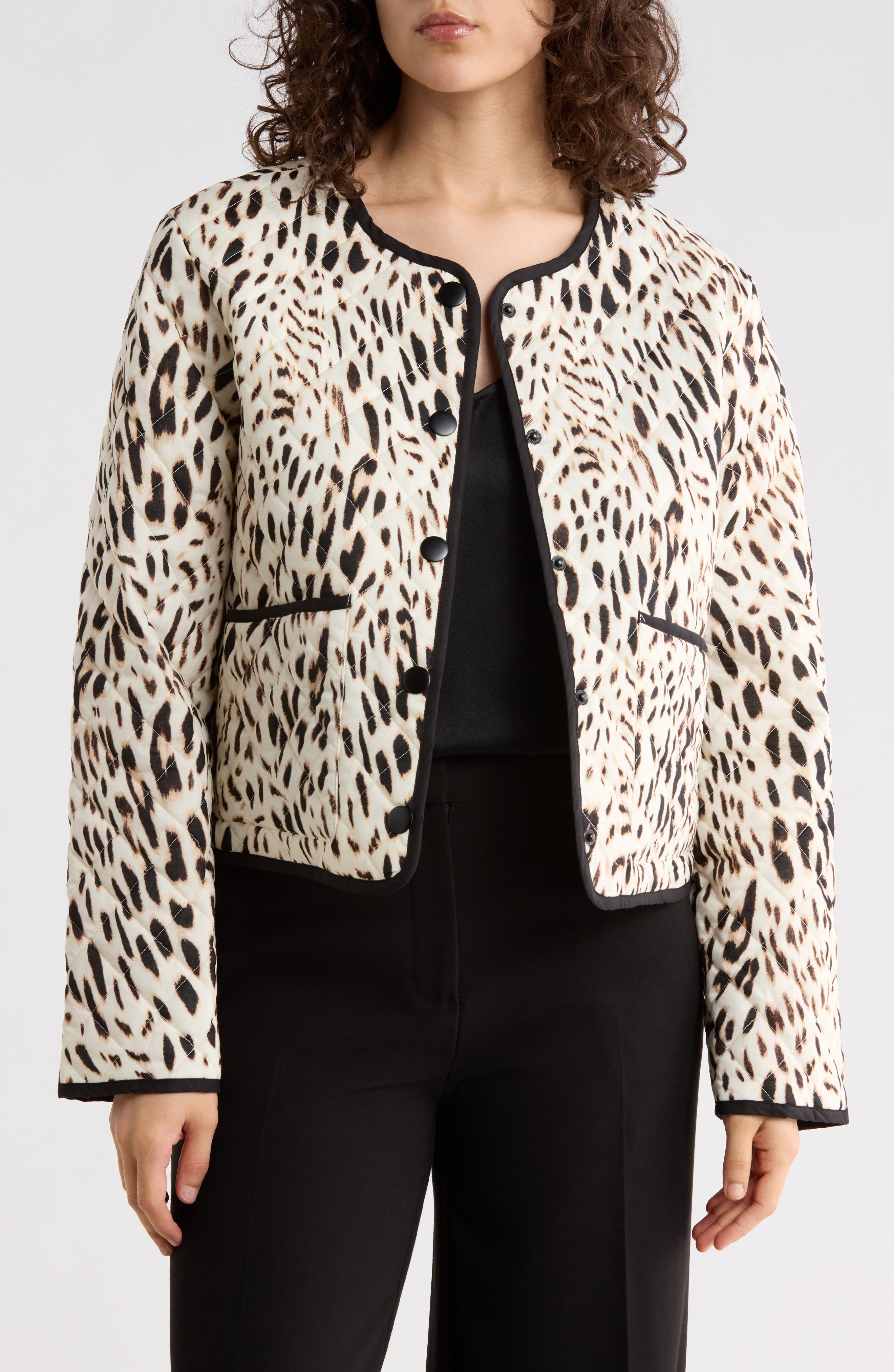 Sanctuary Floral Quilted Jacket