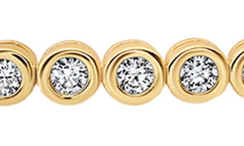 Crislu Round Cubic Zirconia Bracelet In Gold