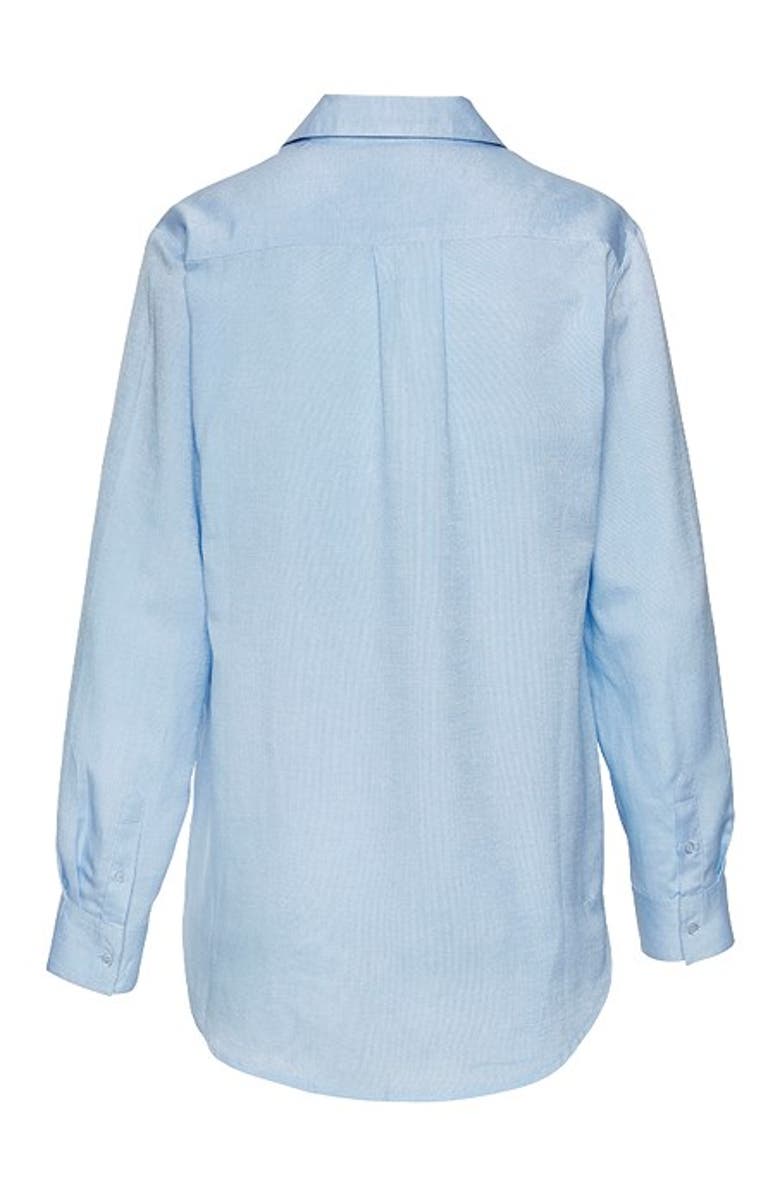 LASCANA Women's Button Down Blouse, Alternate, color, Blue