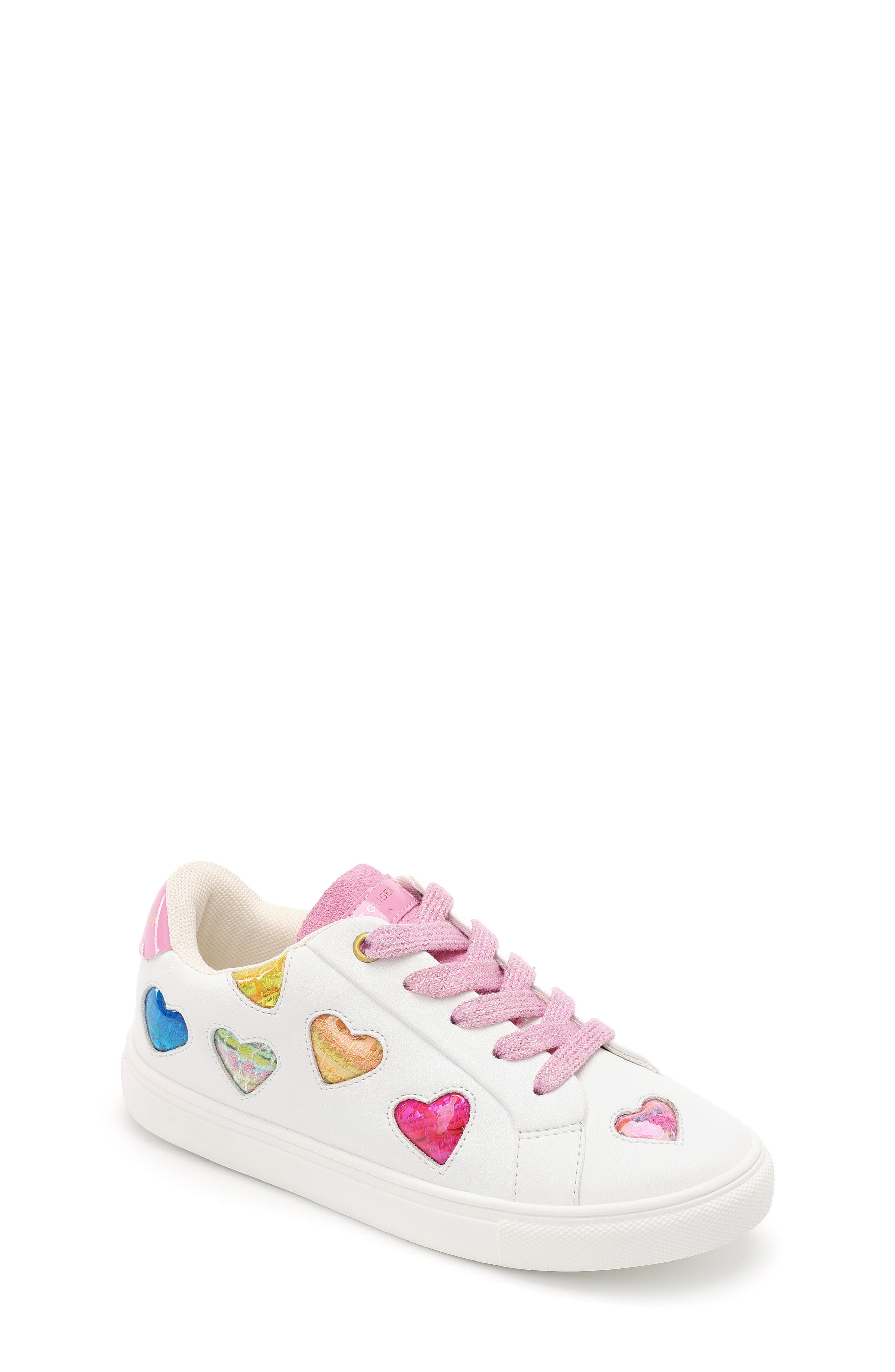 Kids' Mini Lane Love Sneaker, Main, color, PINK MULTI