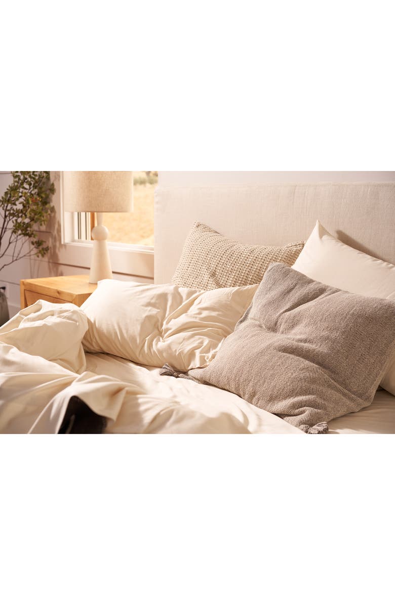 Coyuchi 300 Thread Count Organic Cotton Sateen Sheet Set, Alternate, color, 