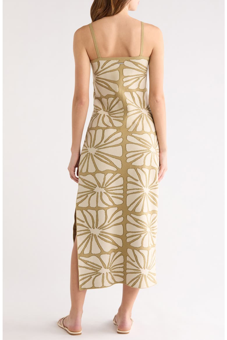 Overheated Midi Dress, Alternate, color, GREEN ASH