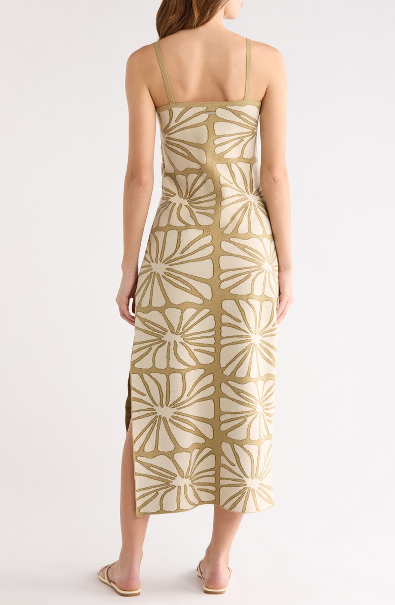 Billabong Overheated Midi Dress, Alternate, color, Green Ash