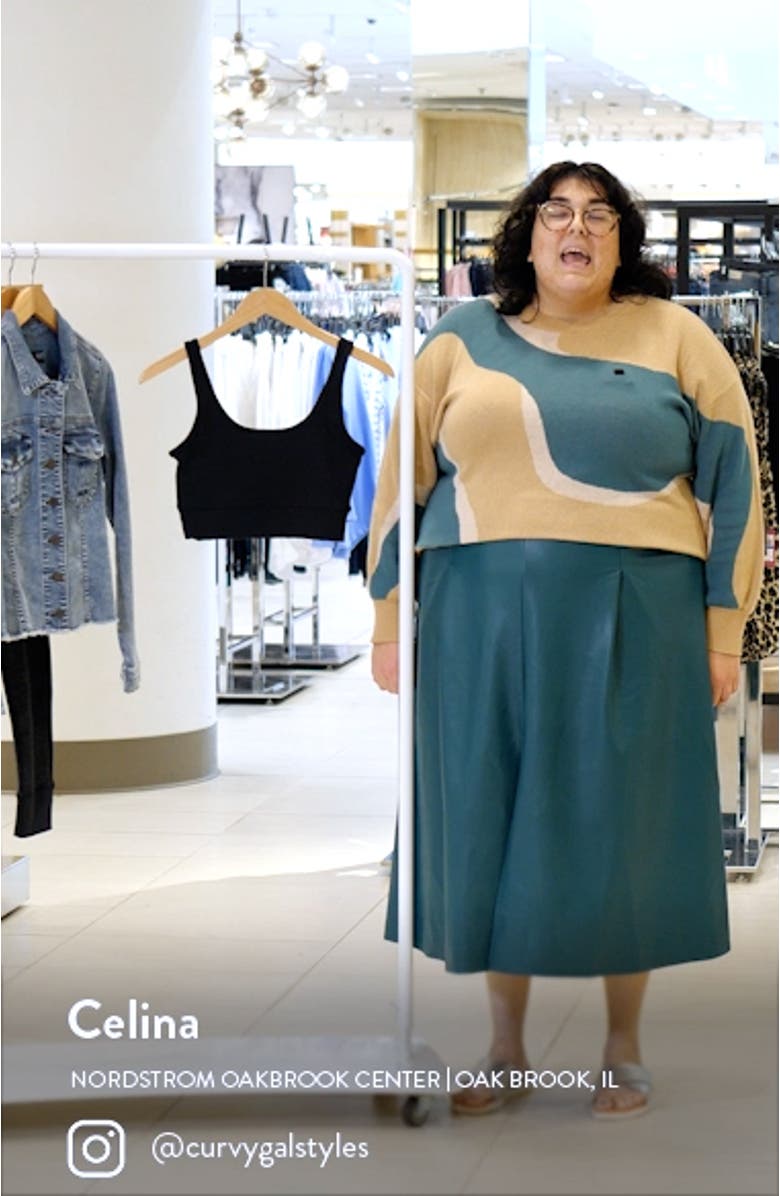 One Luxe Rib Crop Tank, sales video thumbnail