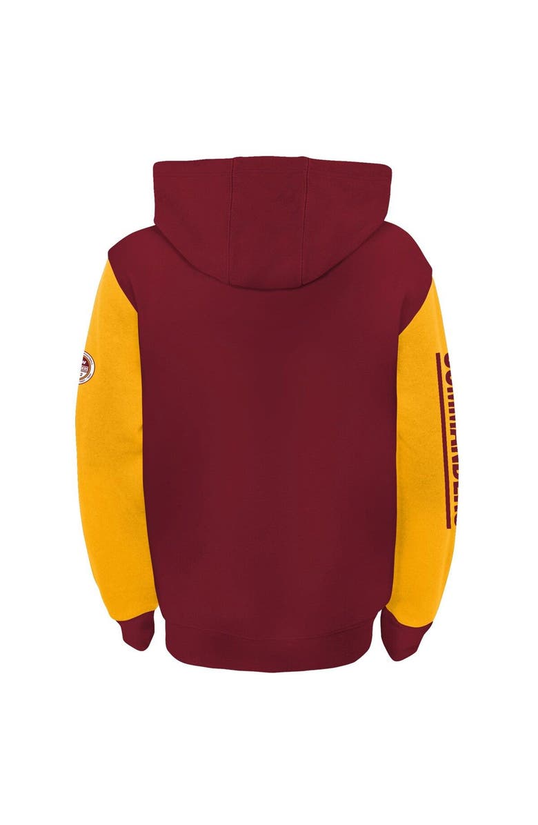 Outerstuff Youth Burgundy/Gold Washington Commanders Poster Board Full-Zip Hoodie, Alternate, color, Burgundy