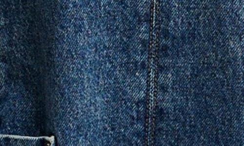 Free People High Roller Denim Short Overalls In Zaza