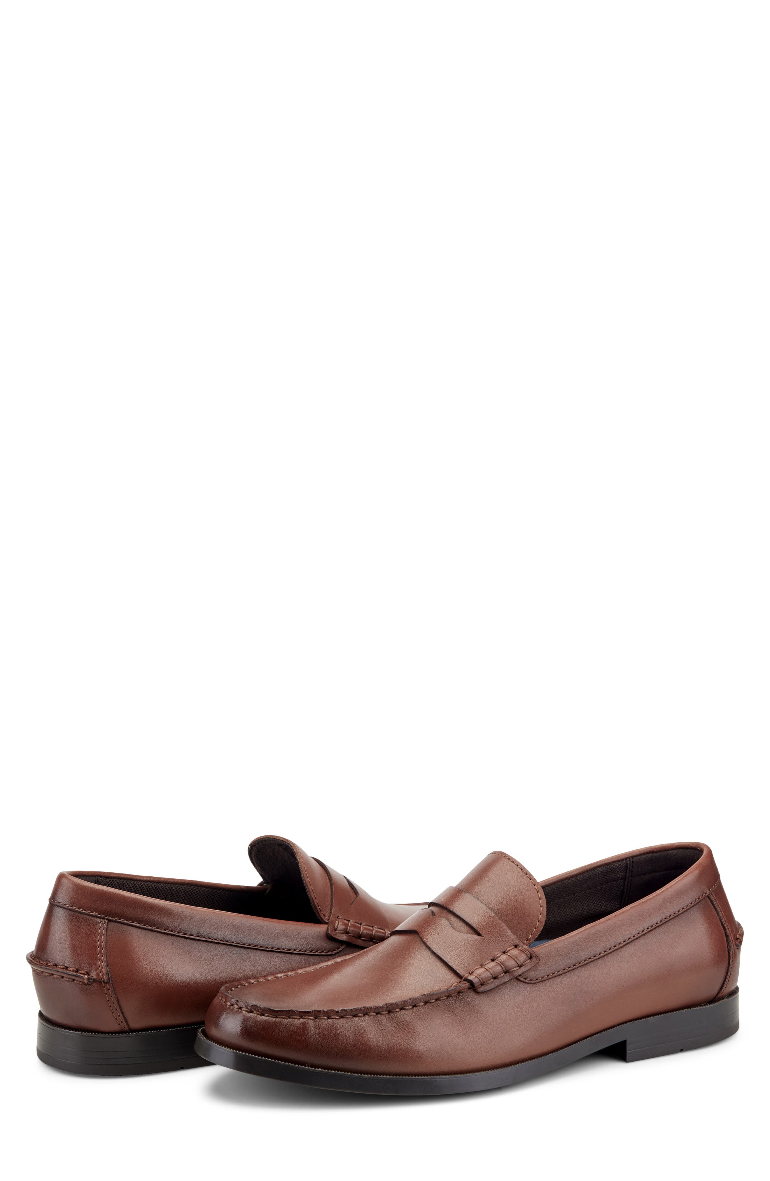 Willcox Penny Loafer, Alternate, color, DARK NATURAL
