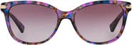 COACH 57mm Retro Sunglasses
