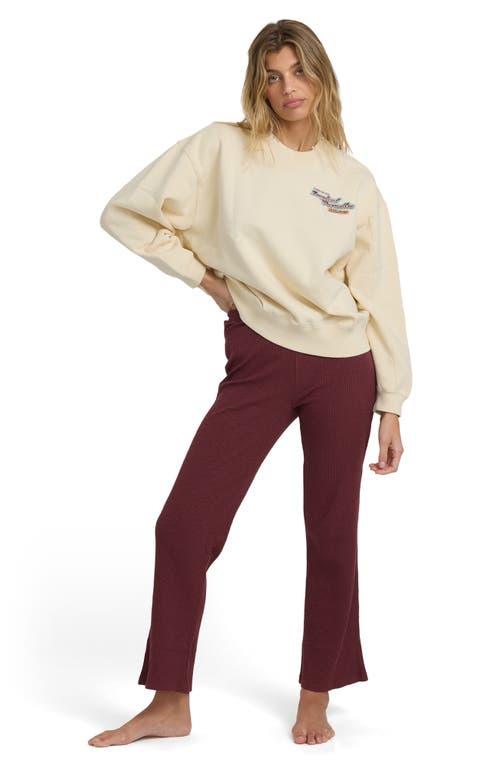 Billabong Raise Blaze Kendal Crewneck Sweatshirt In Neutral