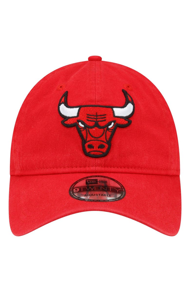 New Era Men's New Era Red Chicago Bulls Team 2.0 9TWENTY Adjustable Hat, Alternate, color, Red