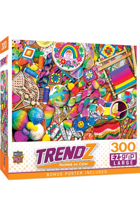 Hooked on Color 300 Piece Jigsaw Puzzle