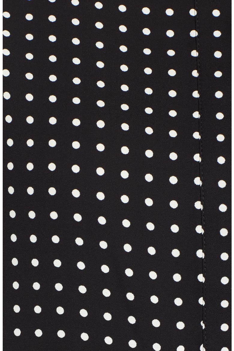 Mixed Dot Print Blouse, Alternate, color, BLACK/ WHITE