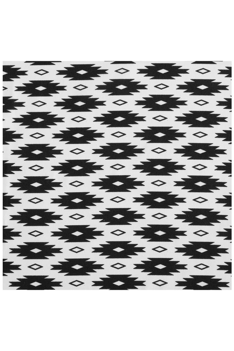 Blaze Geometric Microfiber Sheet Set, Alternate, color, BLACK