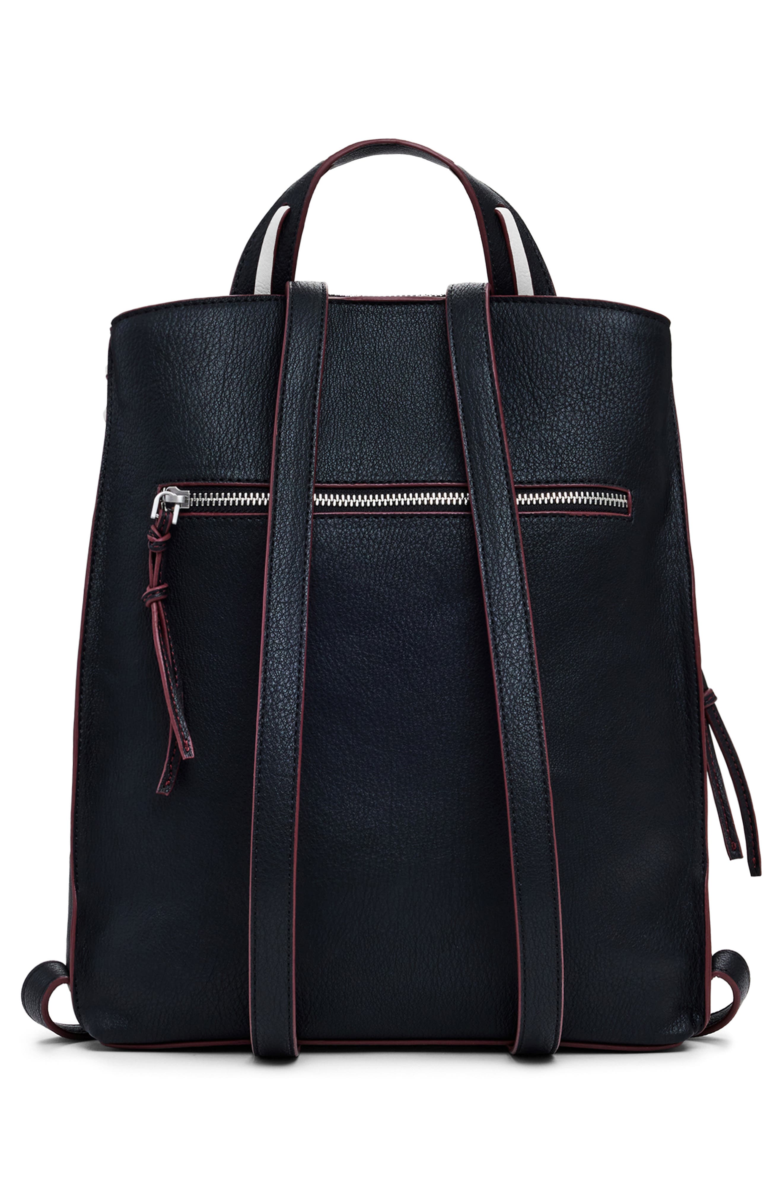 Desigual Whipstitch Detail Faux Leather Backpack, Alternate, color, 