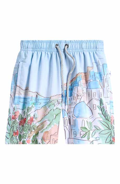 Vintage Summer Kids' Santorini Stretch Volley Swim Trunks
