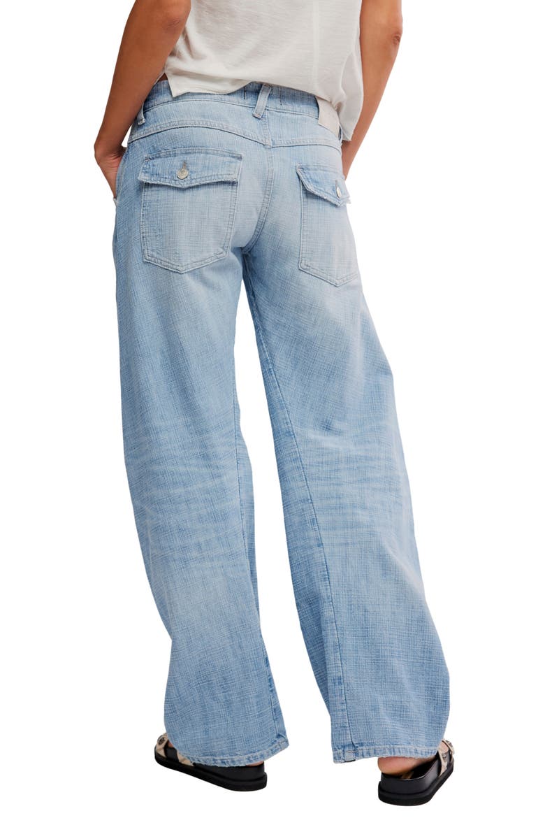 Highland Low Rise Barrel Jeans, Alternate, color, ART SCHOOL
