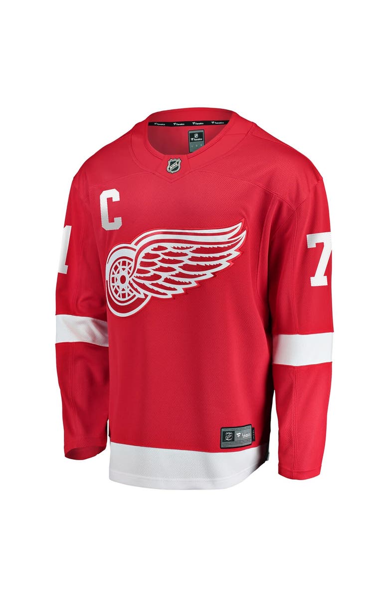 FANATICS Men's Fanatics Branded Dylan Larkin Red Detroit Red Wings Home Captain Premier Breakaway Player Jersey, Alternate, color, 