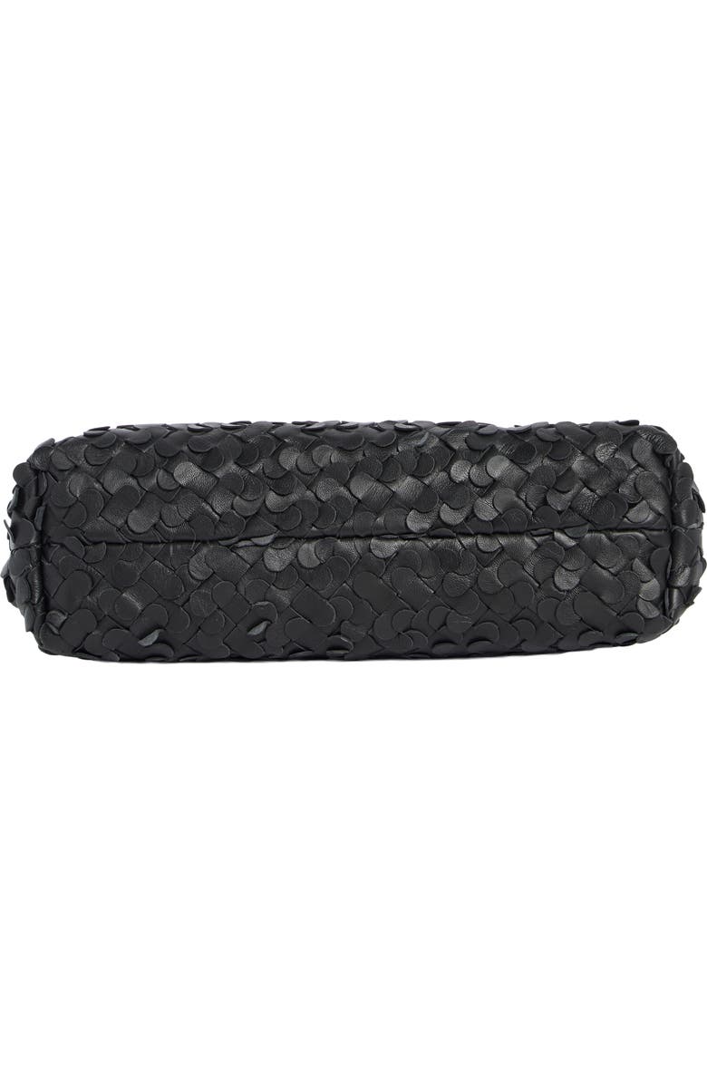Sam Edelman Bianka Woven Leather Frame Clutch, Alternate, color,