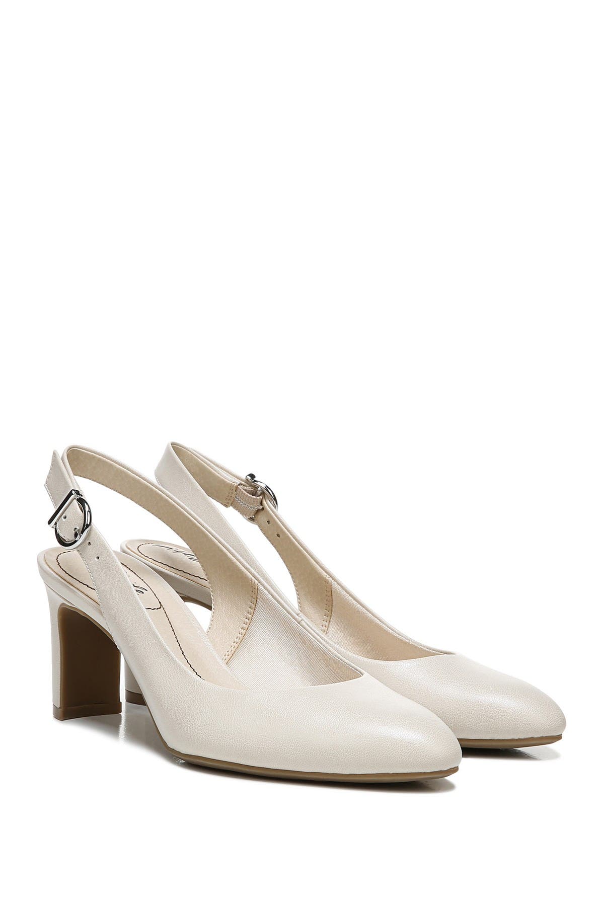 LifeStride Gigi Slingback Pump - Wide Width Available, Alternate, color, Almond