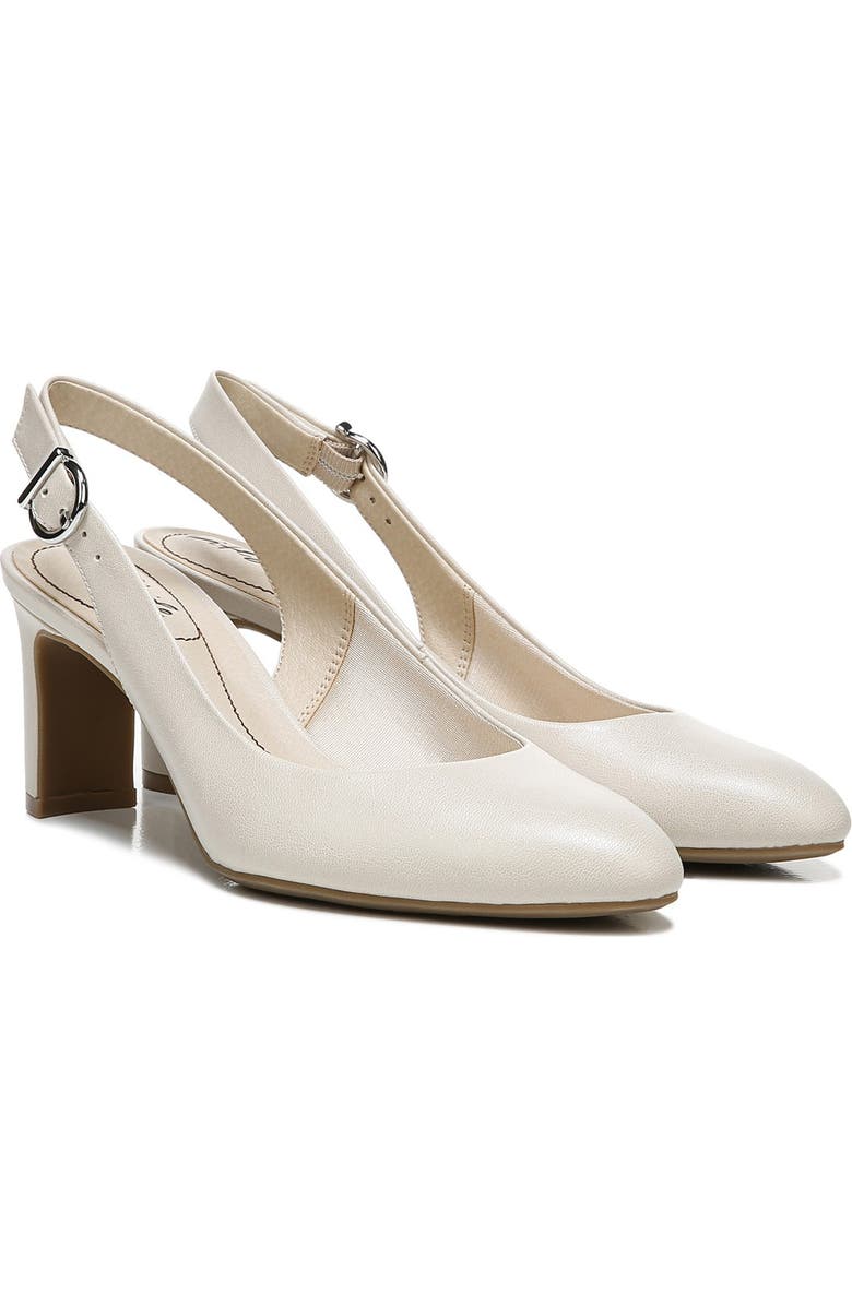LifeStride Gigi Slingback Pump - Wide Width Available, Alternate, color, Almond