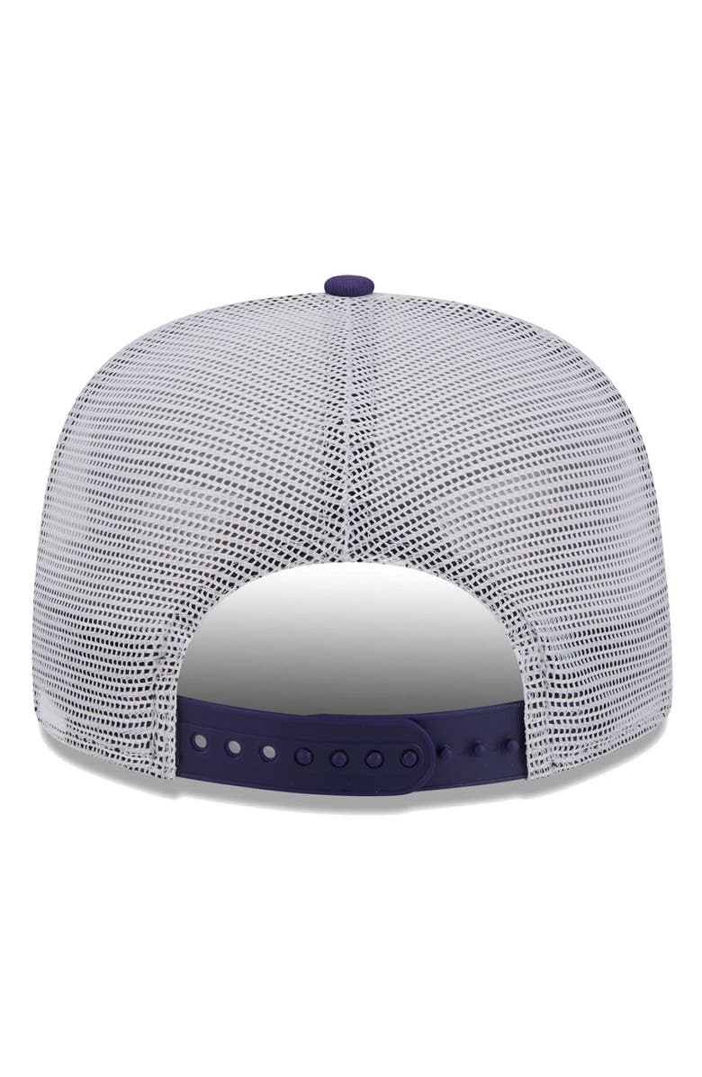 New Era Men's New Era Purple Phoenix Suns Court Sport Speckle 9FIFTY Snapback Hat, Alternate, color, Purple