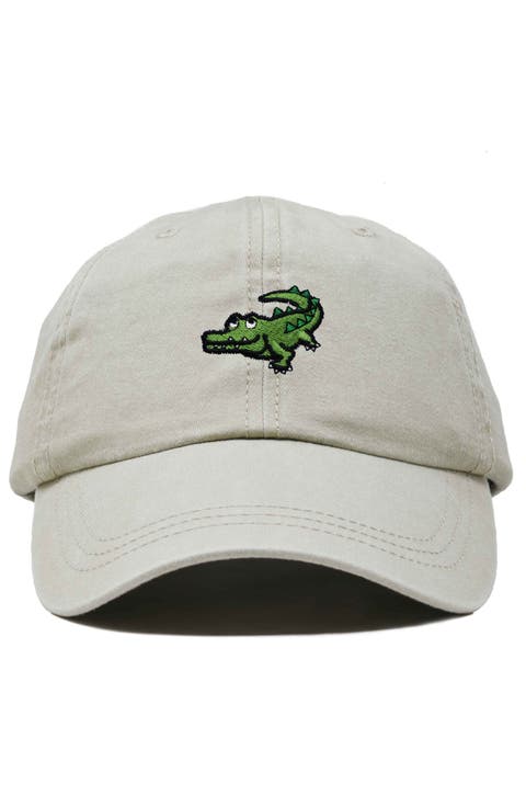Alligator Embroidered Wildlife Cap