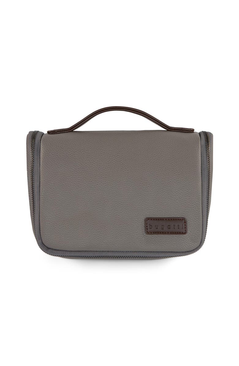 bugatti Contrast Toiletry Bag, Main, color, Grey