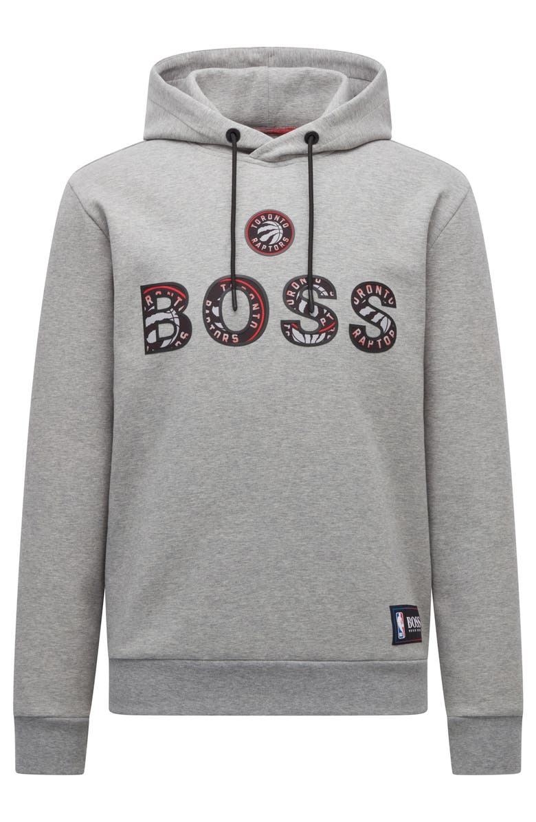 BOSS x NBA Wbounce 2 Toronto Raptors Logo Hoodie, Alternate, color, 