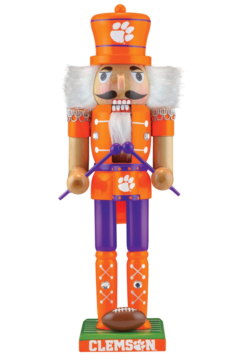 Clemson Tigers Collectible Nutcracker, Main, color, Multicolor