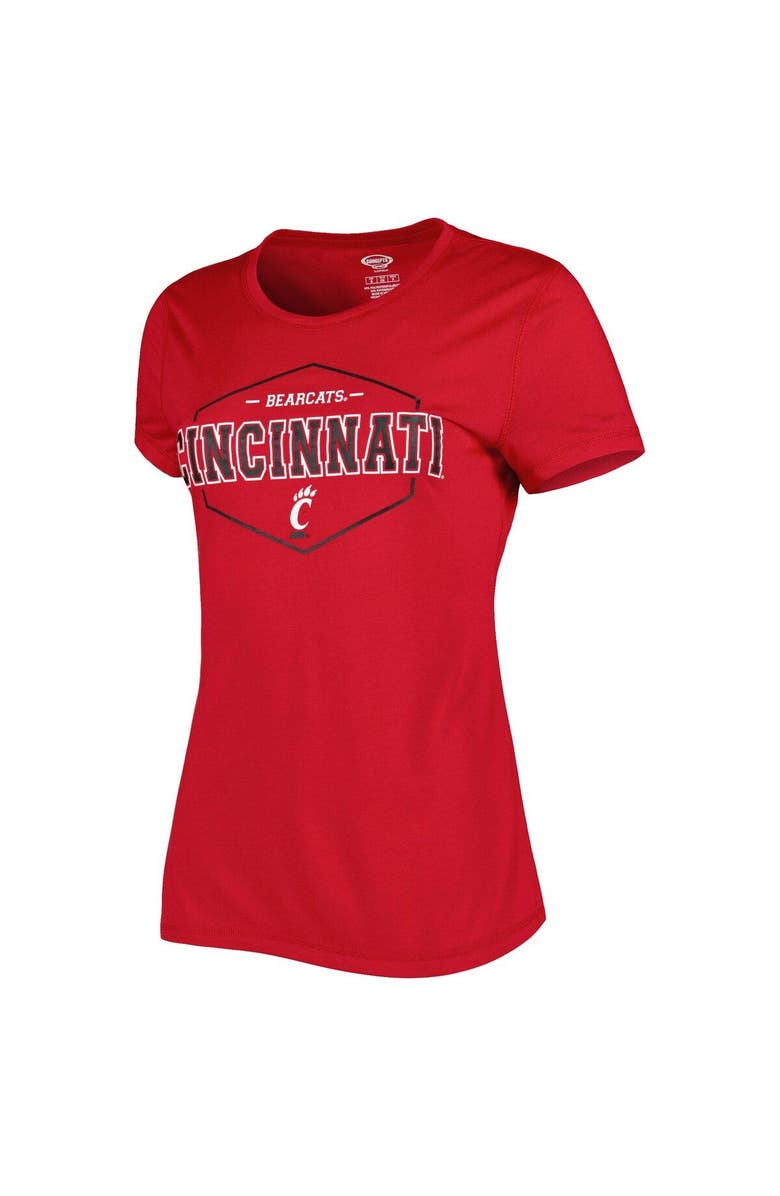 CONCEPTS SPORT Women's Concepts Sport Red/Black Cincinnati Bearcats Badge T-Shirt & Flannel Pants Sleep Set, Alternate, color, Red