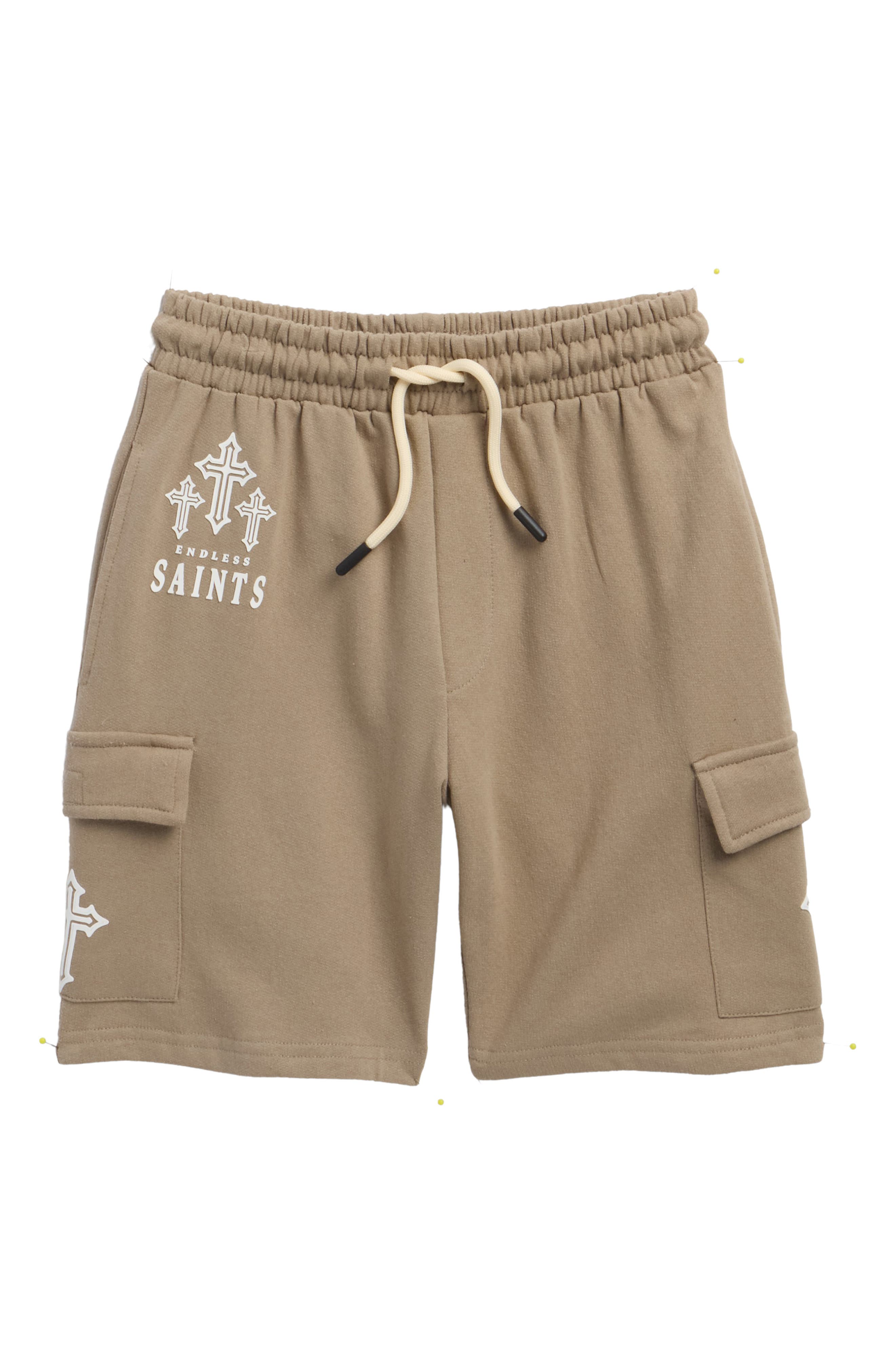 Fly By Night Kids' Gideon Fleece Cargo Shorts